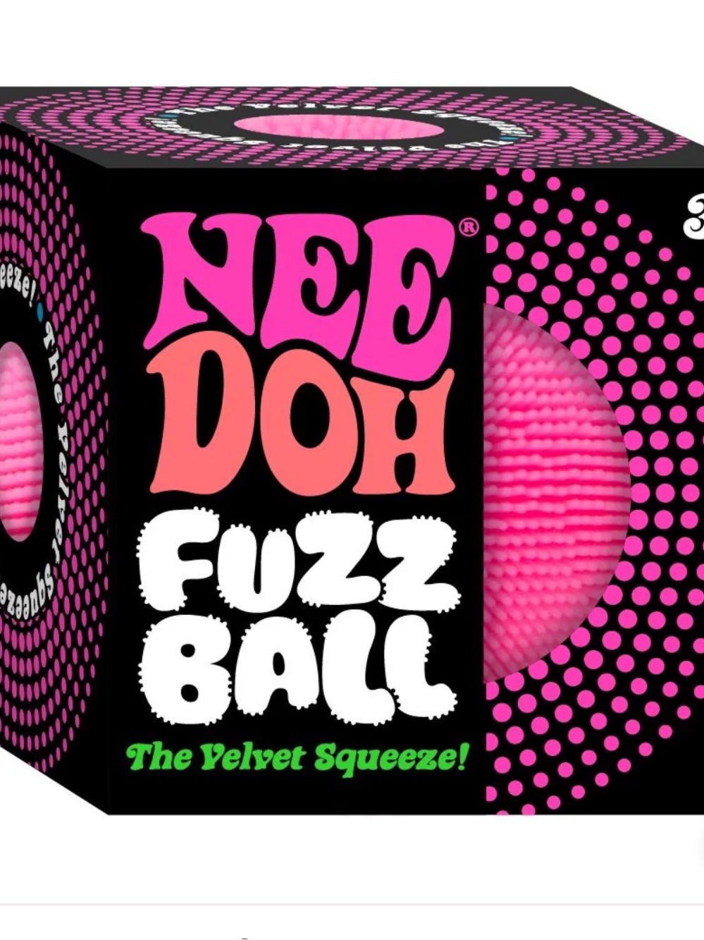 Schyling Needoh Fuzz Ball Velvet Squeeze NWT
